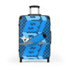 Braniff Luggage Suitcase EOTPP End of the Plain Plane Boeing 727 Fleet on BI Tiled Logo 1966