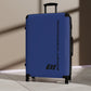 Braniff Ultra Space Jet Luggage Suitcase Braniff Alexander Girard Design End of the Plain Plane 1965 1967 New Dark Blue