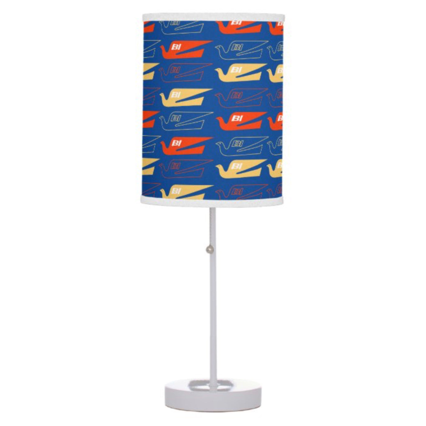 Round Table Lamp with Shade Multiple Logos