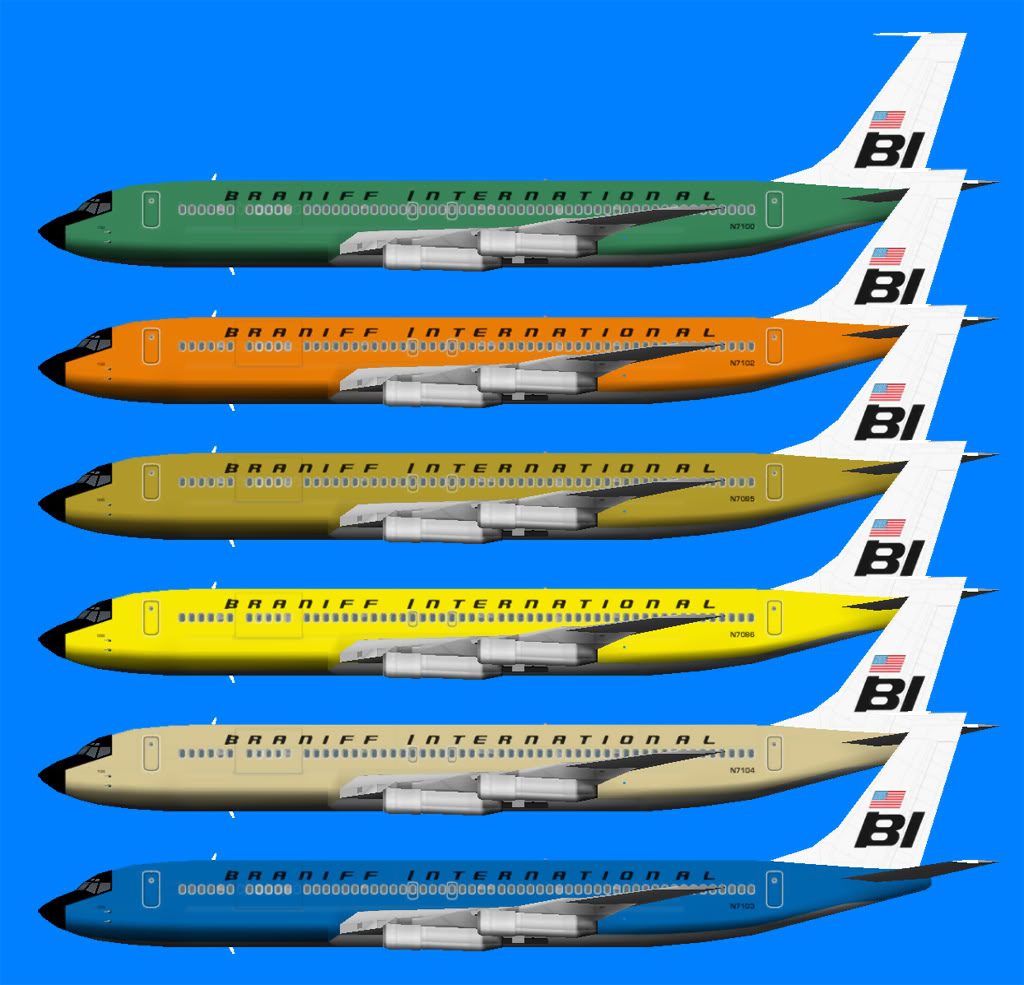 Braniff Airplane Models – Boeing & Vintage Airline Collectible