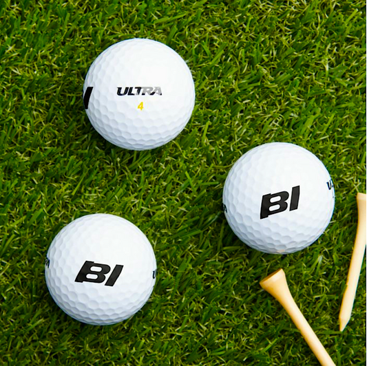 Golf Balls Wilson Ultra Distance White BI Logo 1965 Pack of 3