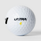Golf Balls Wilson Ultra Distance White BI Logo 1965 Pack of 3