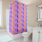 Shower Curtain Braniff Wolf Gordon Design BI Logo Cool Wavy