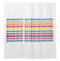 Shower Curtain Braniff Alexander Girard Sky Font
