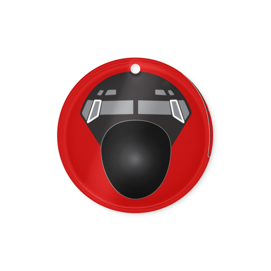 Christmas Holiday Ornament Acrylic Braniff Boeing 707-327C 1967 Red Sonic Color Scheme