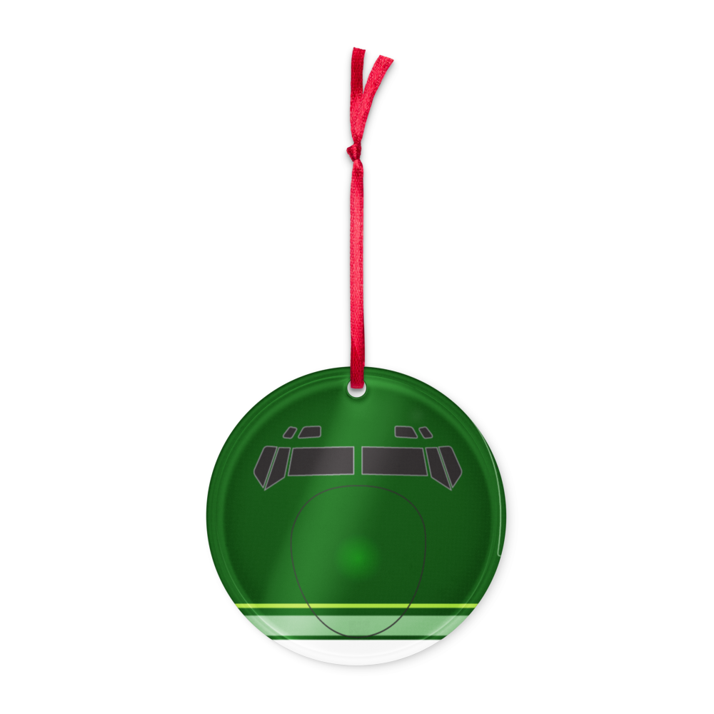 Christmas Holiday Ornament Braniff Boeing 727-227B 1978 Perseus Green Ultra Color Scheme