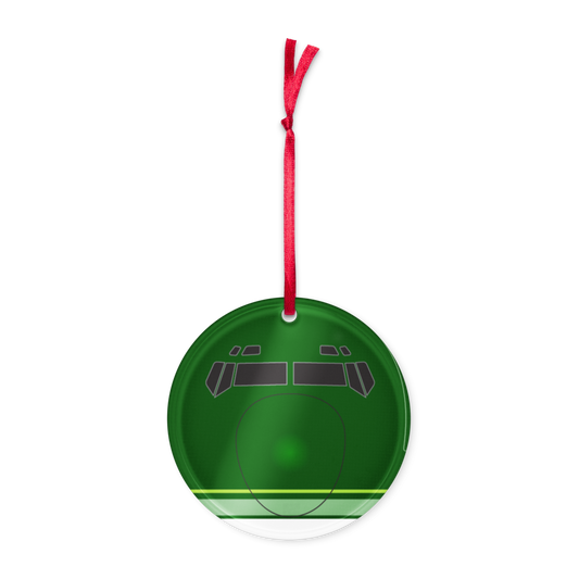 Christmas Holiday Ornament Braniff Boeing 727-227B 1978 Perseus Green Ultra Color Scheme