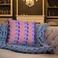 Pillow or Lumbar Bar Pillow Braniff DFW Wallpaper Design Wolf Gordon for Braniff International