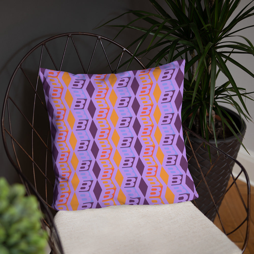 Pillow or Lumbar Bar Pillow Braniff DFW Wallpaper Design Wolf Gordon for Braniff International