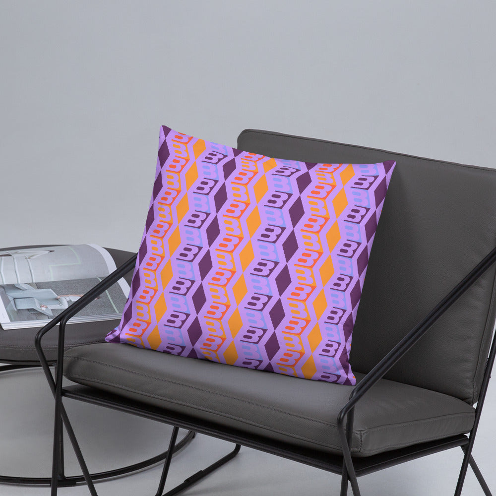 Pillow or Lumbar Bar Pillow Braniff DFW Wallpaper Design Wolf Gordon for Braniff International