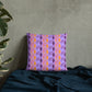 Pillow or Lumbar Bar Pillow Braniff DFW Wallpaper Design Wolf Gordon for Braniff International