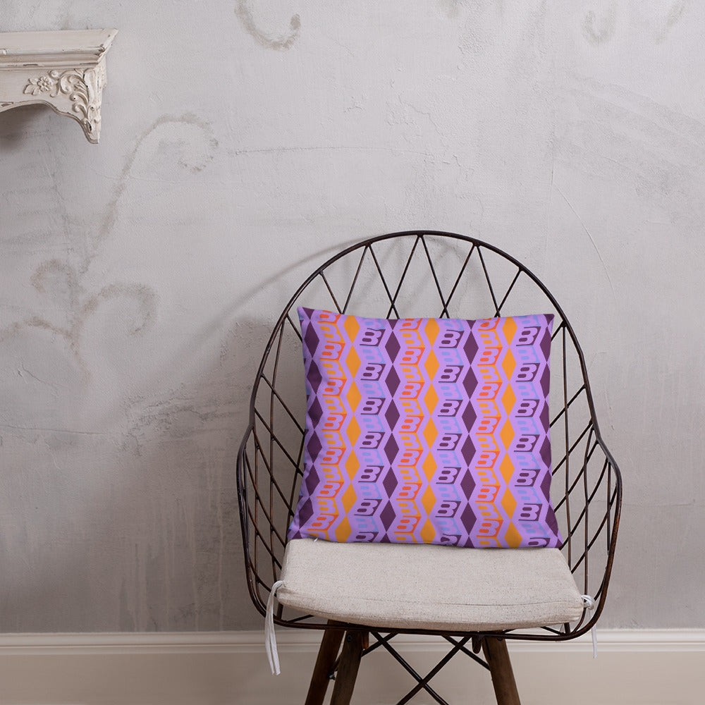 Pillow or Lumbar Bar Pillow Braniff DFW Wallpaper Design Wolf Gordon for Braniff International
