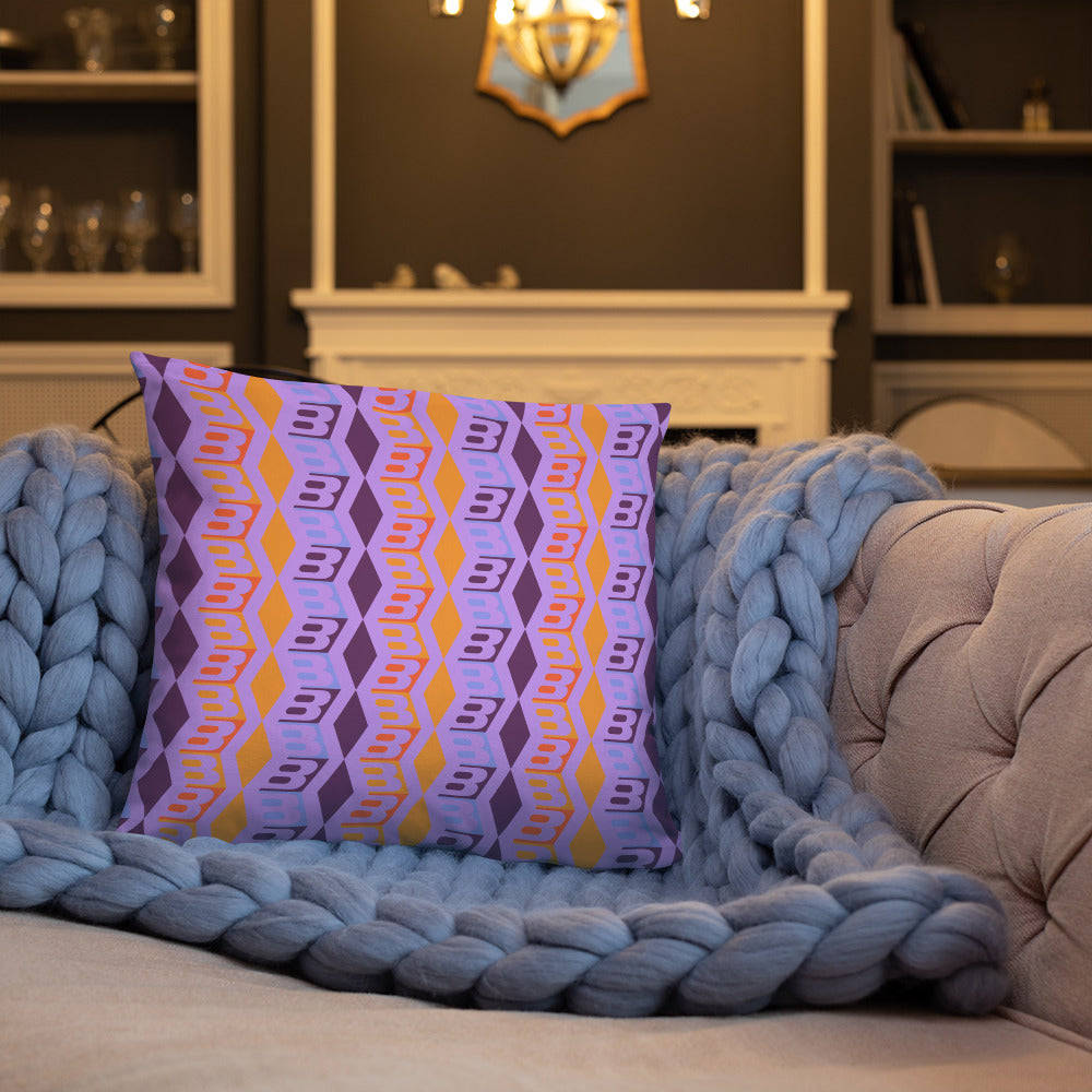 Pillow or Lumbar Bar Pillow Braniff DFW Wallpaper Design Wolf Gordon for Braniff International