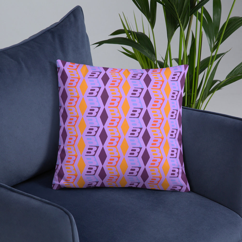 Pillow or Lumbar Bar Pillow Braniff DFW Wallpaper Design Wolf Gordon for Braniff International