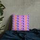 Pillow or Lumbar Bar Pillow Braniff DFW Wallpaper Design Wolf Gordon for Braniff International