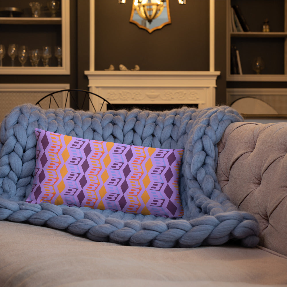 Pillow or Lumbar Bar Pillow Braniff DFW Wallpaper Design Wolf Gordon for Braniff International