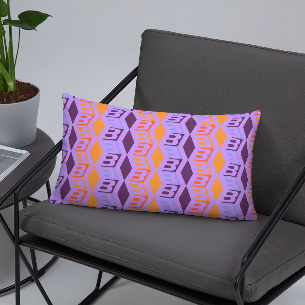 Pillow or Lumbar Bar Pillow Braniff DFW Wallpaper Design Wolf Gordon for Braniff International