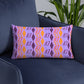 Pillow or Lumbar Bar Pillow Braniff DFW Wallpaper Design Wolf Gordon for Braniff International