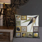 Pillow or Lumbar Bar Pillow Braniff Pucci Design Compass 1965 Gemini IV Collection Black Gold