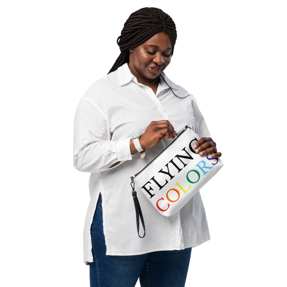 Crossbody Purse Bag Luggage Braniff Flying Colors of the World