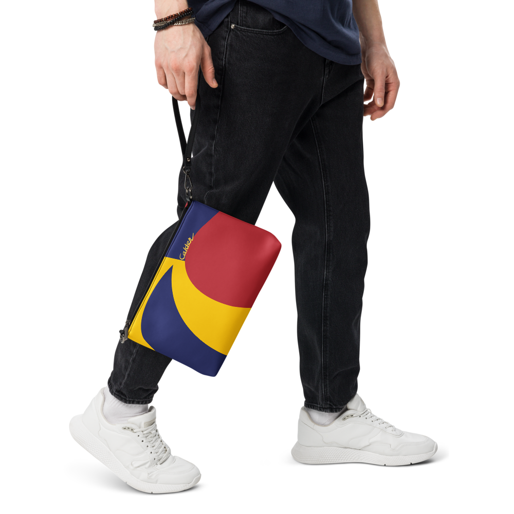 Crossbody Purse Bag Luggage Braniff Flying Colors of South America 1973