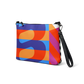 Crossbody Purse Bag Luggage Braniff Ft. Worth Room BI Logo 1968 and Braniff Alexander Girard Design Check