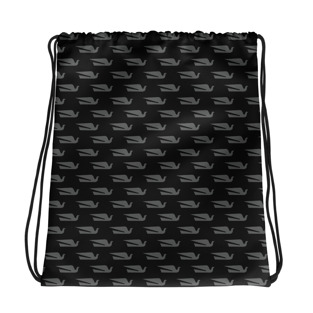 Drawstring Travel Bag Luggage Braniff Bluebird of Happiness Flock