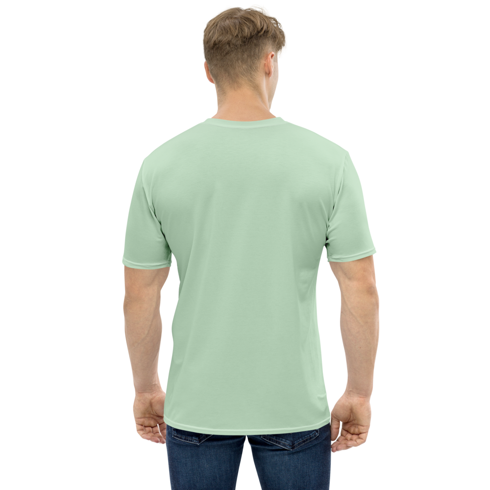 Shirt Short Sleeve Men's Women's Braniff Hawaii BI Logo Light Green Dark Green