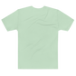 Shirt Short Sleeve Men's Women's Braniff Hawaii BI Logo Light Green Dark Green
