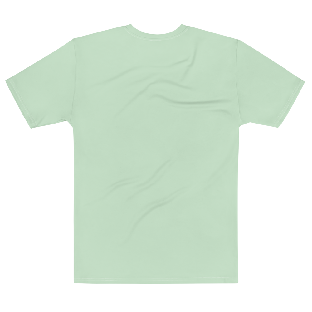Shirt Short Sleeve Men's Women's Braniff Hawaii BI Logo Light Green Dark Green