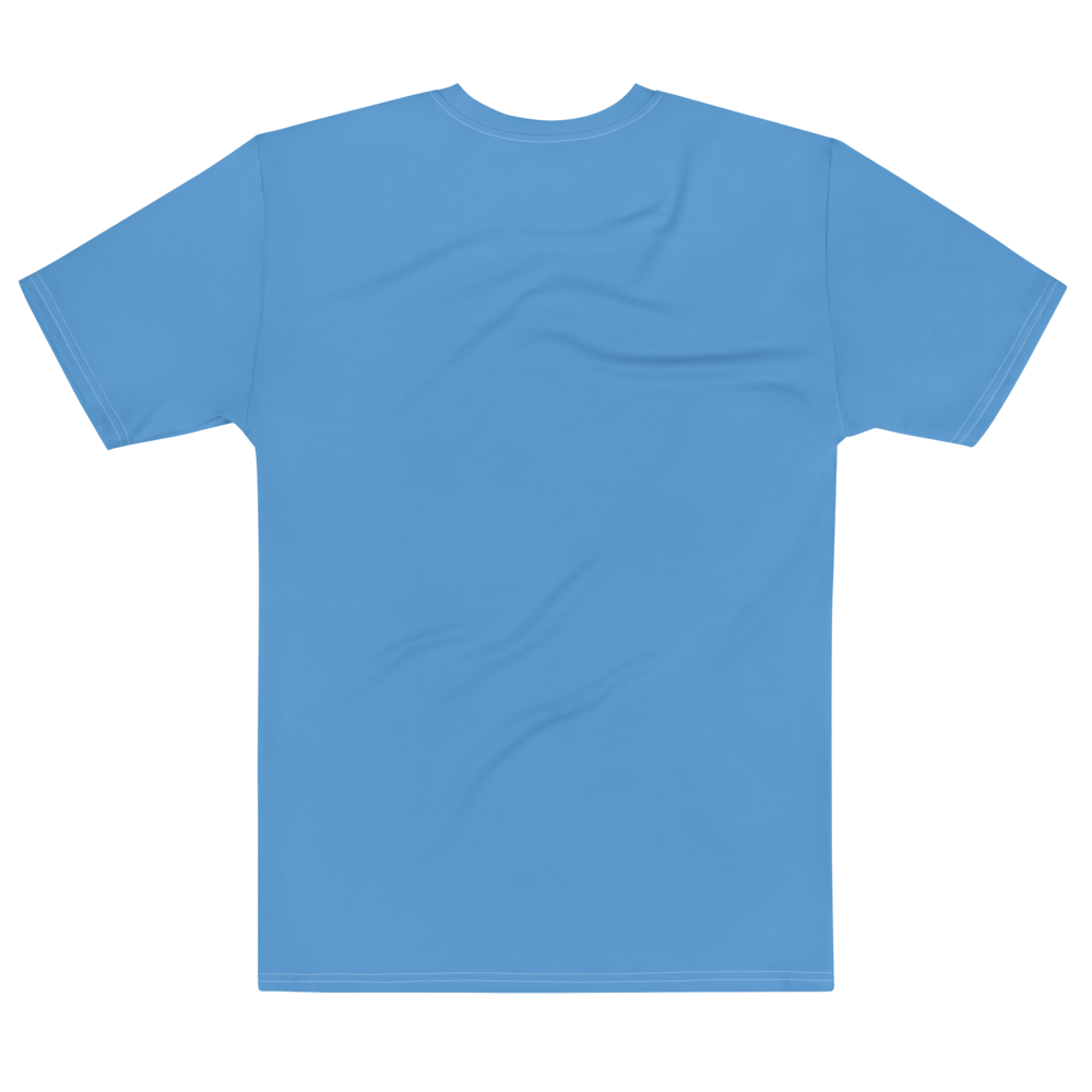 Shirt Short Sleeve Men's Women's Braniff Hawaii BI Logo Blue Dark Blue