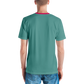 Shirt Short Sleeve Men's Women's Braniff Hawaii BI Logo Pink and Turquoise