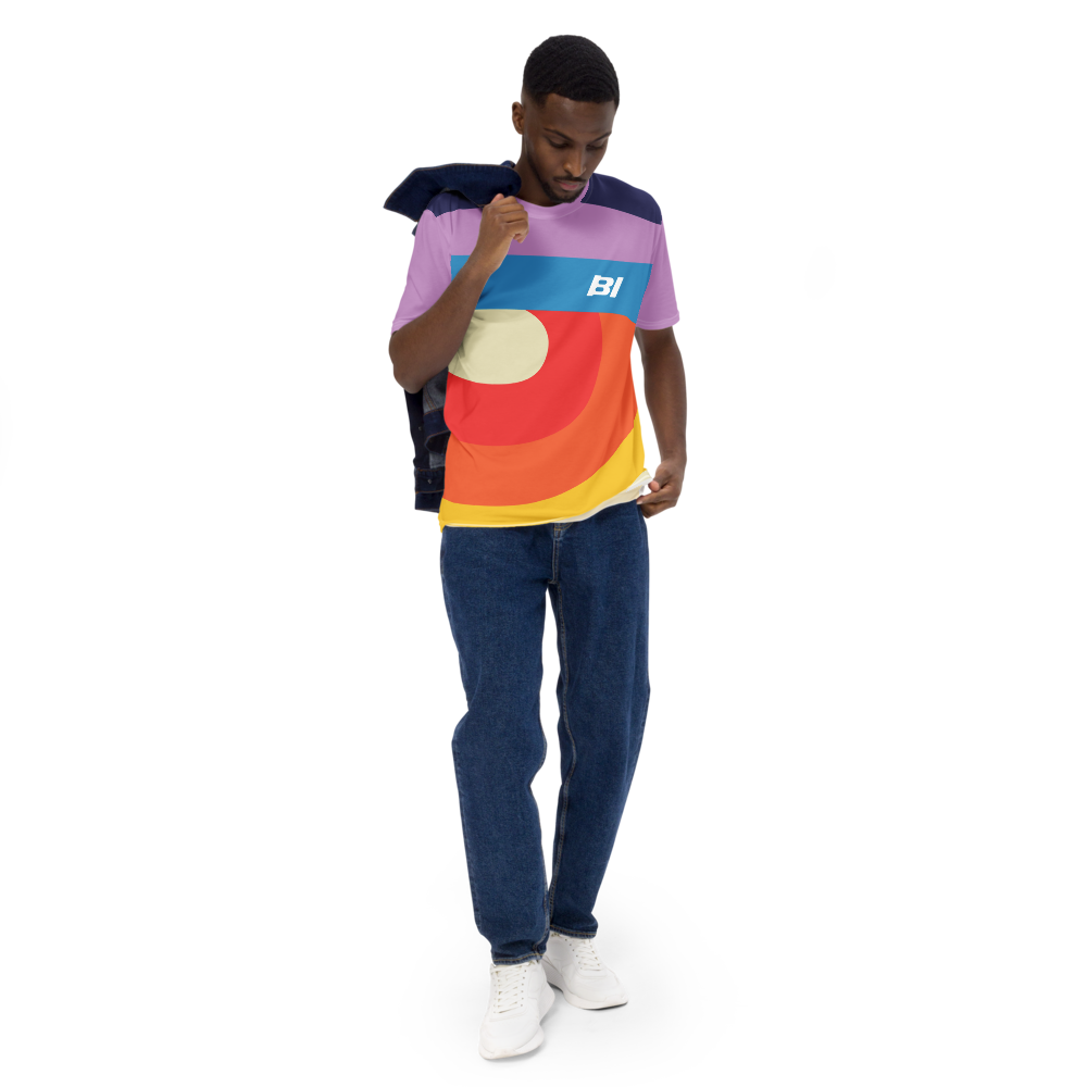 Shirt Short Sleeve Men's Women's Braniff DFW Swirl BI Logo