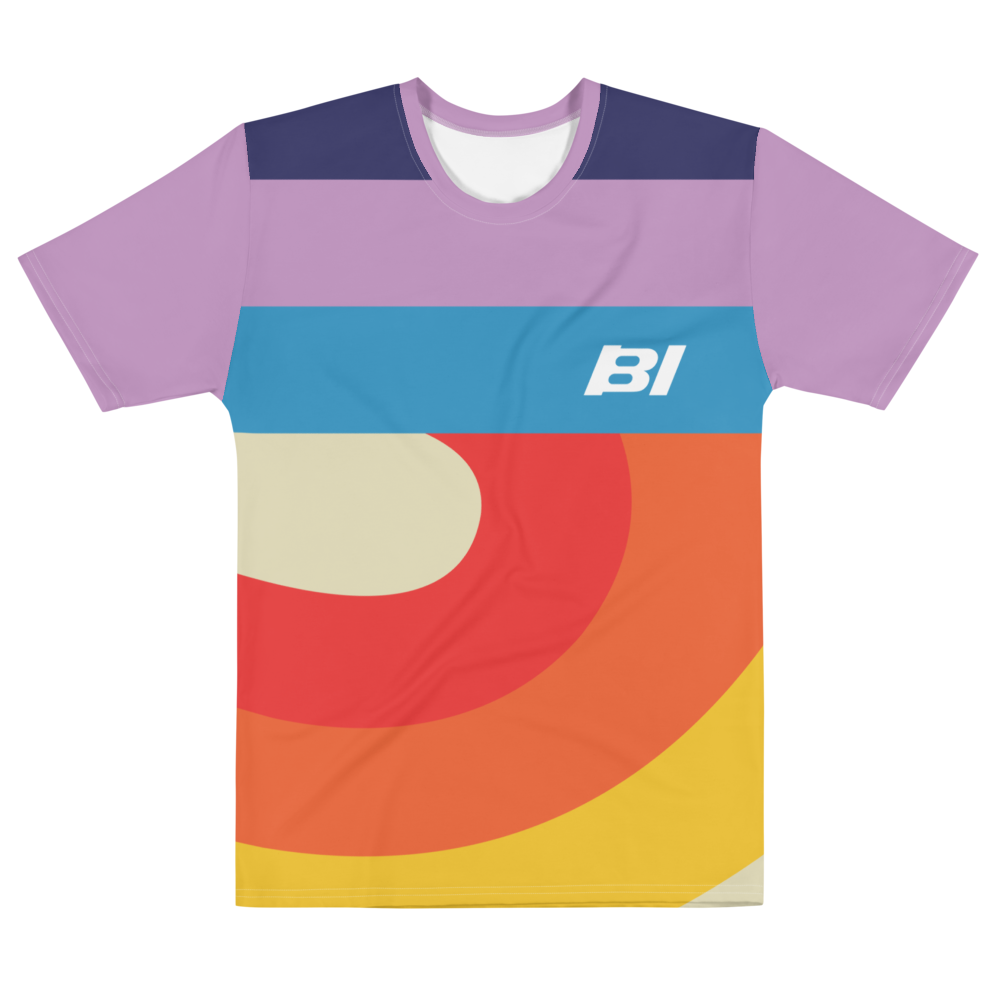 Shirt Short Sleeve Men's Women's Braniff DFW Swirl BI Logo