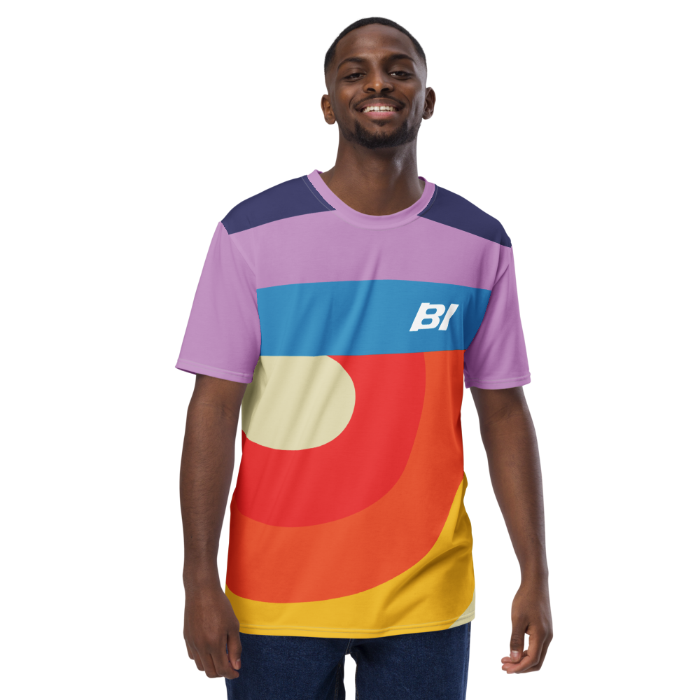 Shirt Short Sleeve Men's Women's Braniff DFW Swirl BI Logo