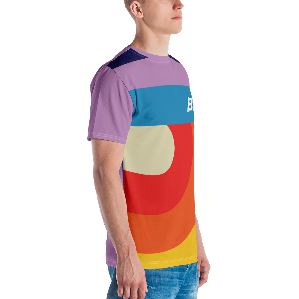 Shirt Short Sleeve Men's Women's Braniff DFW Swirl BI Logo