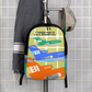 Backpack Braniff Coming Soon to Every Braniff City Boeing 727 Two Tone 1971 Green