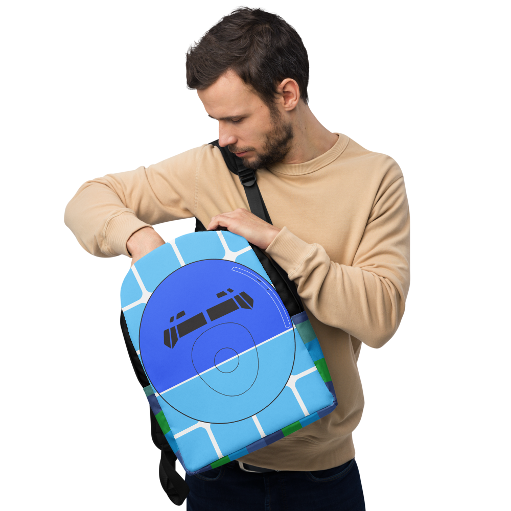 Backpack Braniff Boeing 727 Two Tone 1971 Blue