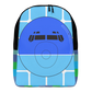 Backpack Braniff Boeing 727 Two Tone 1971 Blue