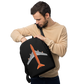 Backpack Braniff Boeing 747 Ultra Space Jumbo Jet Orange Black