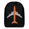 Backpack Braniff Boeing 747 Ultra Space Jumbo Jet Orange Black