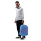 Backpack Braniff Circle of Braniff Boeing 707 Jets Pink Blue