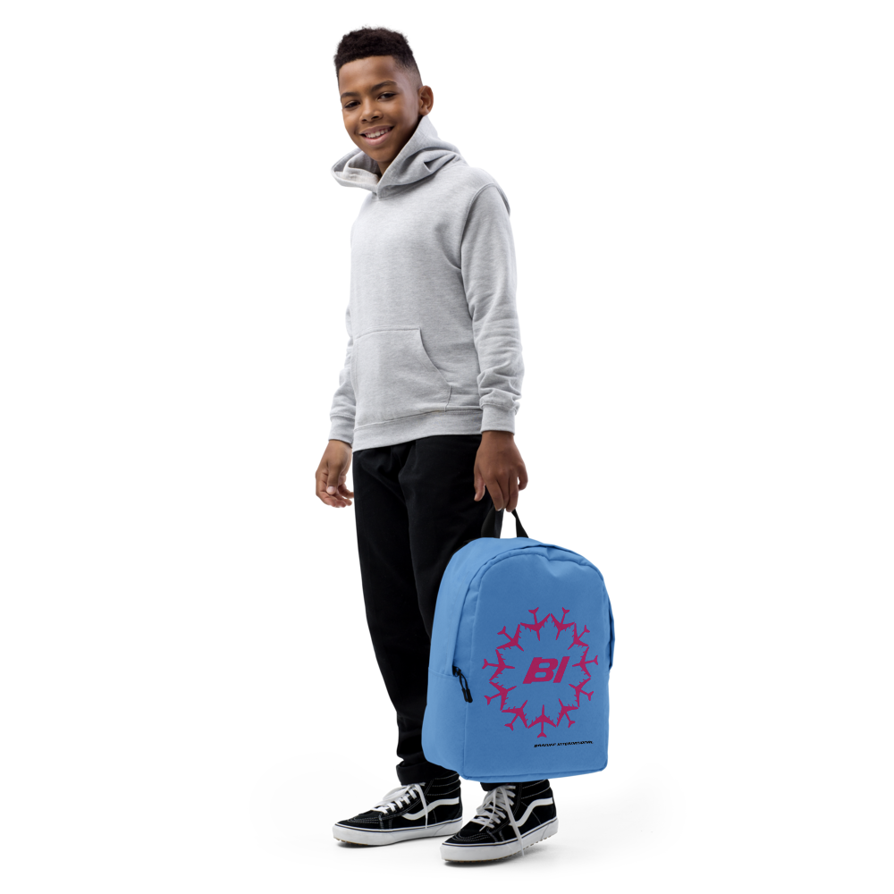 Backpack Braniff Circle of Braniff Boeing 707 Jets Pink Blue