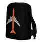 Stylish Braniff Boeing 727 Two-Tone 1971 Backpack | Iconic Blue