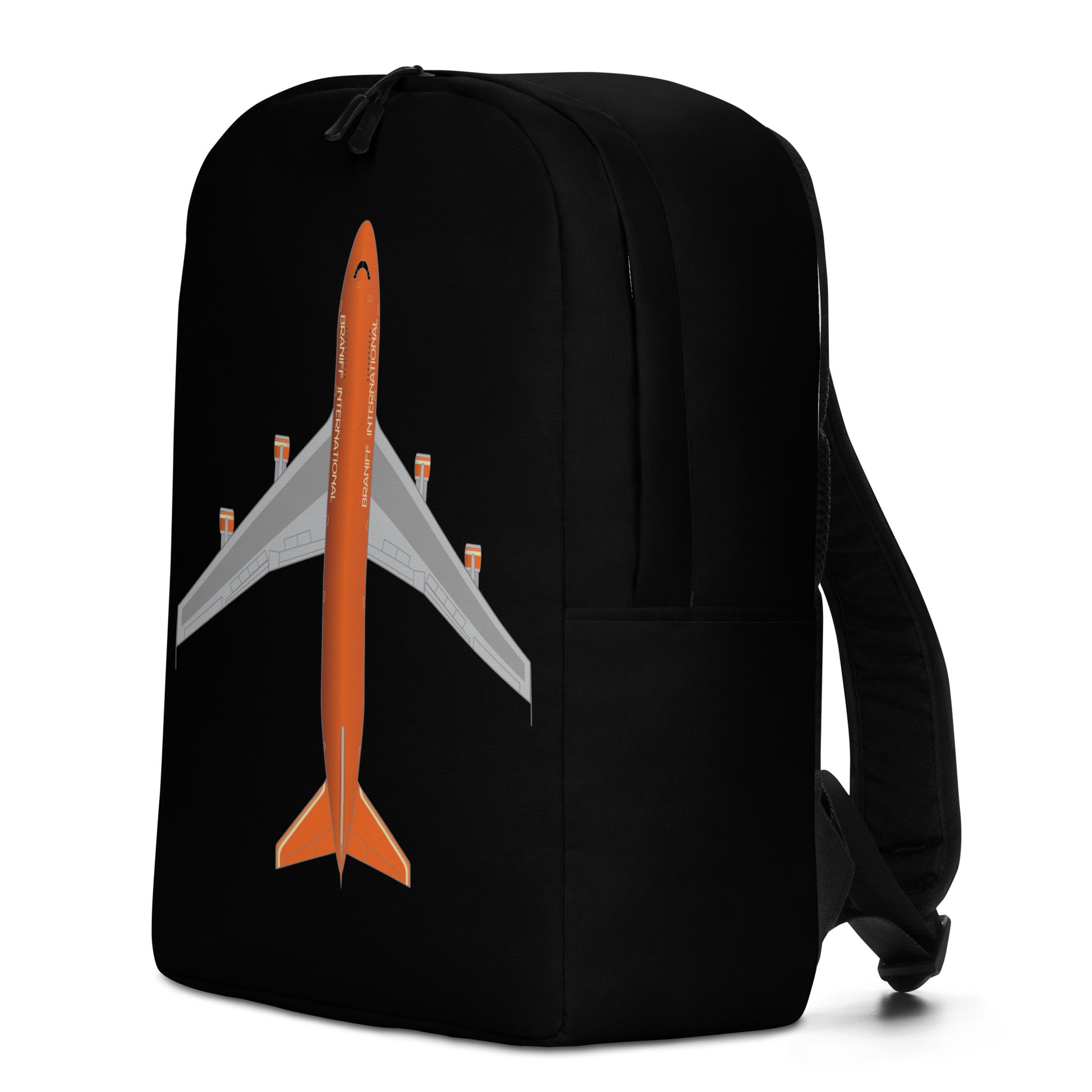 Stylish Braniff Boeing 727 Two-Tone 1971 Backpack | Iconic Blue