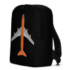 Backpack Braniff Boeing 747 Ultra Space Jumbo Jet Orange Black