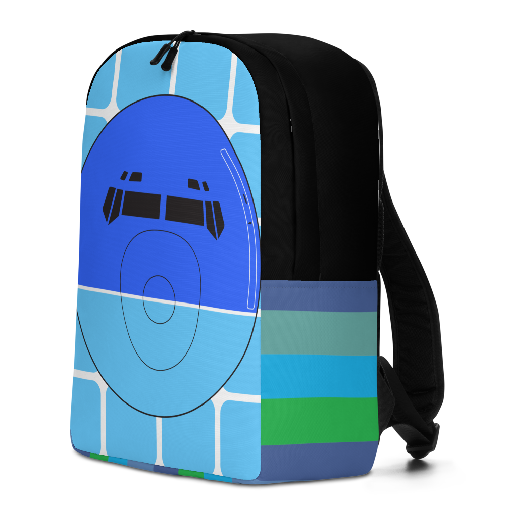 Backpack Braniff Boeing 727 Two Tone 1971 Blue
