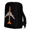 Backpack Braniff Boeing 747 Ultra Space Jumbo Jet Orange Black