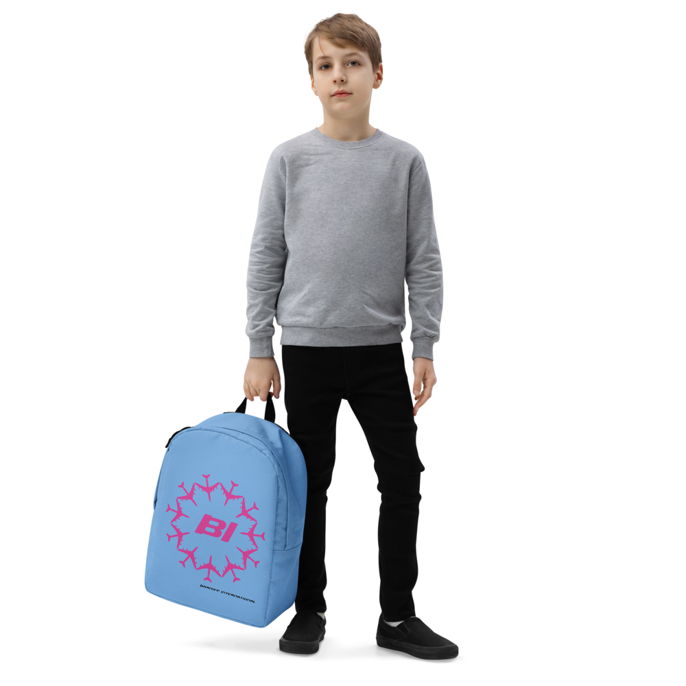 Backpack Braniff Circle of Braniff Boeing 707 Jets Pink Blue