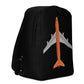 Stylish Braniff Boeing 727 Two-Tone 1971 Backpack | Iconic Blue